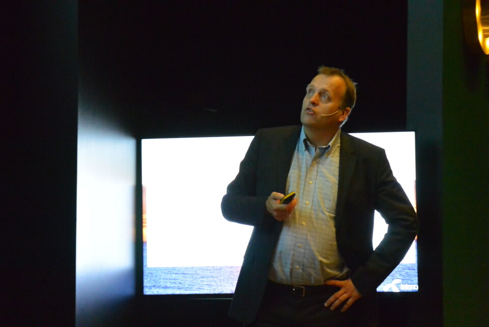 UTVALGTE: Arne Quist Christensen i Telenor tilbyr fast mobilt bredbånd til utvalgte kunder, men dyrt er det. (Foto: Gisle Orlund)
