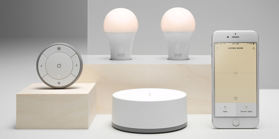IKEA: Smart styring av hjemmet via iPhone (Foto: IKEA) IKEA: Smart styring av hjemmet via iPhone (Foto: IKEA)
