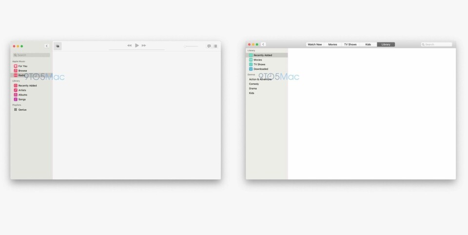 MAC: iOS og macOS blir likere - men skal ifølge Apple aldri møtes i midten (Foto: 9to5Mac) MAC: iOS og macOS blir likere - men skal ifølge Apple aldri møtes i midten (Foto: 9to5Mac)