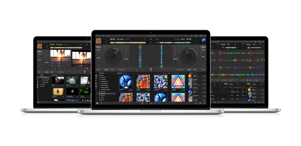 DJ: Alle knapper du trenger, pluss tilkobling for eksterne (Foto: Algoriddim) DJ: Alle knapper du trenger, pluss tilkobling for eksterne (Foto: Algoriddim)