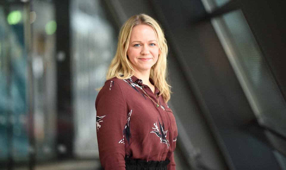 NY SJEF: Camilla Amundsen tar over for Birgit Bjørnsen, som går over i en ny stilling i Telenor. (Foto: Telenor)