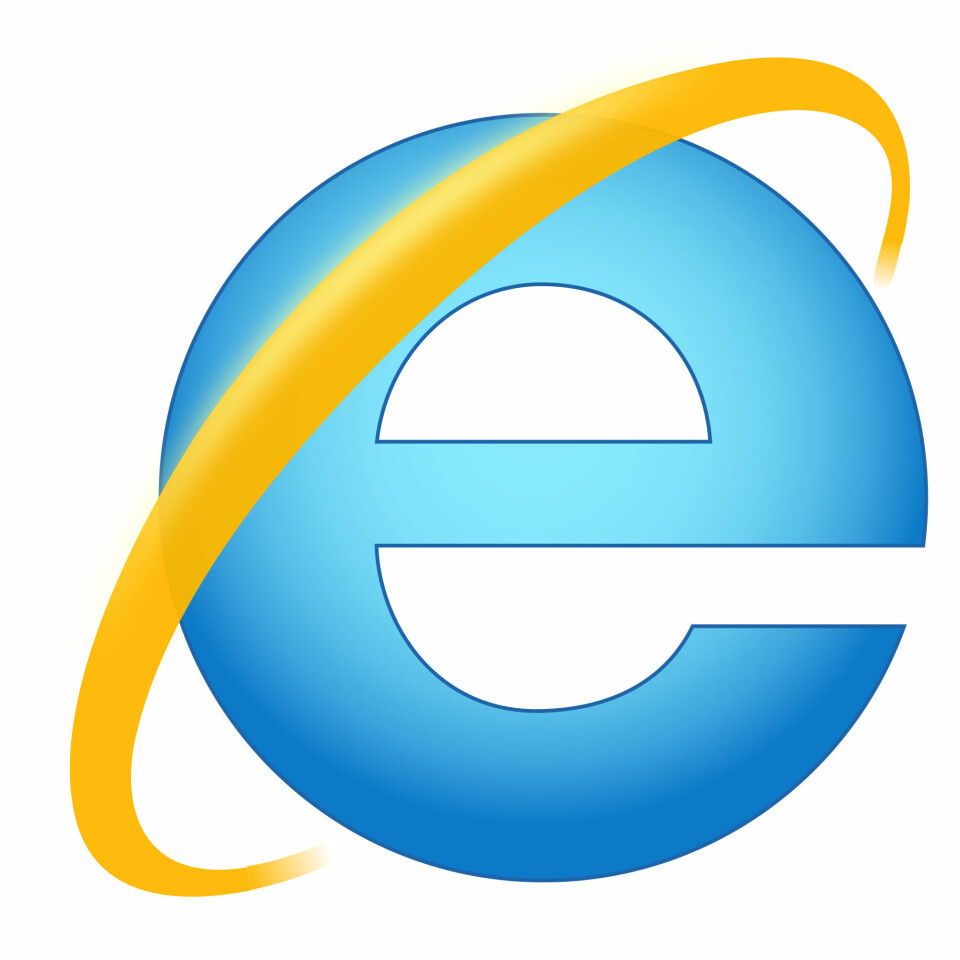 IKKE BRUK: Microsofts sikkerhetssjef anbefaler at man ikke lenger bruker Internet Explorer som nettleser. (Ill: Microsoft)