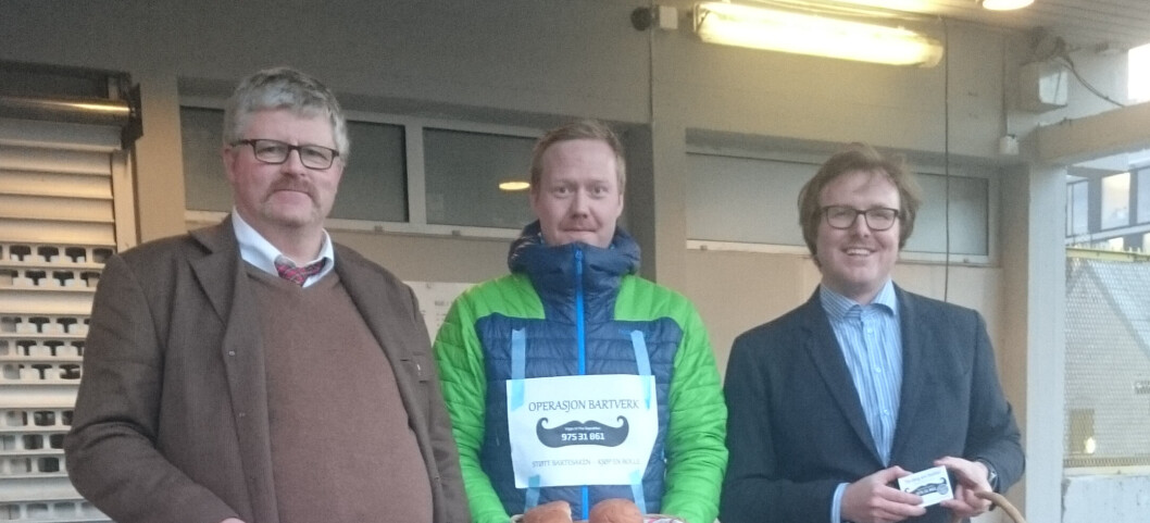 BARTEBOLLER: Tre notoriske bollepusherne; Moe, Jim og Tom Sopramo. Foto: Anders Løvøy BARTEBOLLER: Tre notoriske bollepusherne; Moe, Jim og Tom Sopramo. Foto: Anders Løvøy