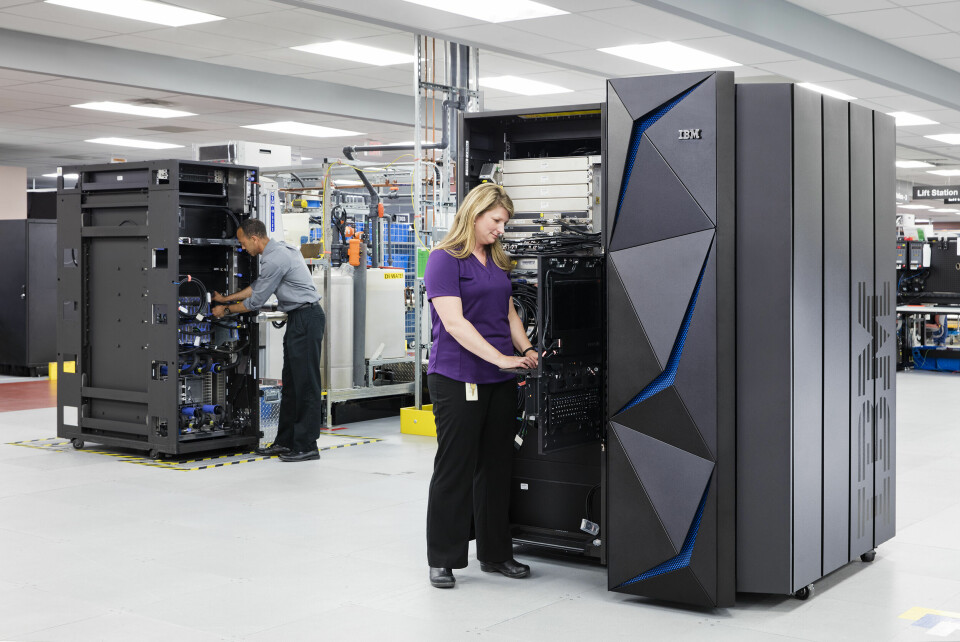 IBM Z STORMASKINER: Nordea overfører nå driften av sine stormaskiner til IBM. Med på lasset følger 120 ansatte, først og fremst fra Sverige og Danmark. (Foto: IBM pressefoto/Connie Zhou)