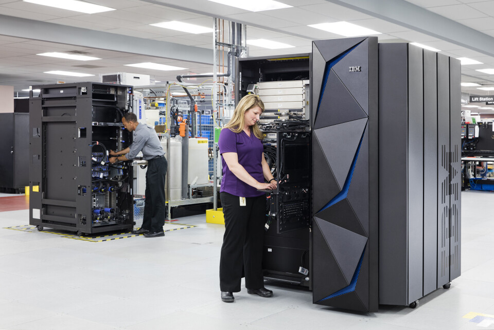 IBM Z STORMASKINER: Nordea overfører nå driften av sine stormaskiner til IBM. Med på lasset følger 120 ansatte, først og fremst fra Sverige og Danmark. (Foto: IBM pressefoto/Connie Zhou) IBM Z STORMASKINER: Nordea overfører nå driften av sine stormaskiner til IBM. Med på lasset følger 120 ansatte, først og fremst fra Sverige og Danmark. (Foto: IBM pressefoto/Connie Zhou)