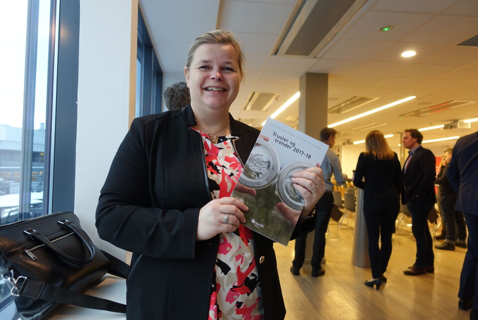 SMÅBEDRIFTENE: Administrerende direktør i Norsis, Peggy Heie, føler et særlig ansvar for småbedriftene, som også i år får opplæringspakken til Sikkerhetsmåneden gratis. (Arkivfoto: Stig Øyvann)