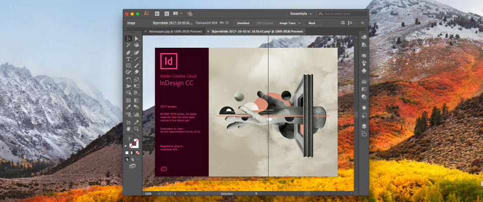 FJELLHINDRINGER: Adobe er blant programvareselskapene som sliter med de høye High Sierra-fjellene i Apples siste OS-oppgradering. (Skjermdump: Toralv Østvang) FJELLHINDRINGER: Adobe er blant programvareselskapene som sliter med de høye High Sierra-fjellene i Apples siste OS-oppgradering. (Skjermdump: Toralv Østvang)