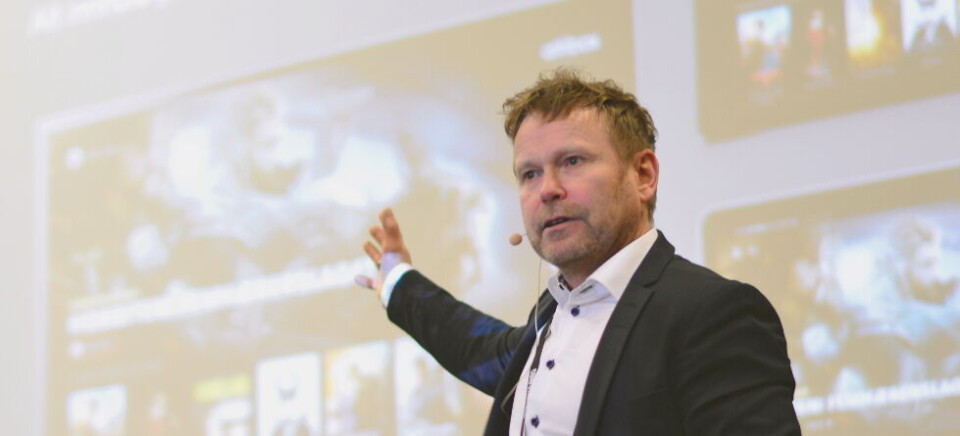 SKATT: Hvorfor skal vi betale skatt for å formidle innhold fra film- og underholdningsbransjen, spør Tore Kristoffersen, prosjektdirektør i Lyse Fiberinvest. Foto: Dag-Rune Z. Vollen SKATT: Hvorfor skal vi betale skatt for å formidle innhold fra film- og underholdningsbransjen, spør Tore Kristoffersen, prosjektdirektør i Lyse Fiberinvest. Foto: Dag-Rune Z. Vollen