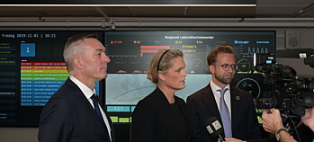 Tre ministre var på plass da Nasjonalt Cybersikkerhetssenter i Oslo åpnet