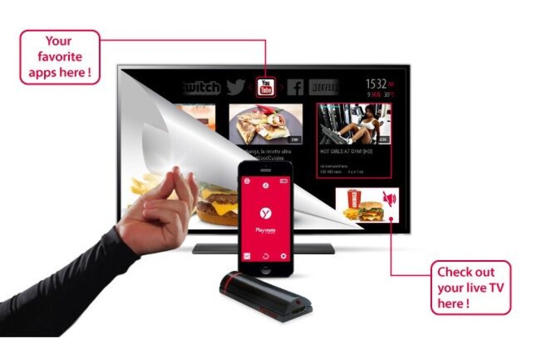 KNIPS: Playmute håper at innsamlingen på Kickstarter skal hjelpe dem med å finansiere produktet som lar deg knipse vekk reklamen. (Skjermdump: Kickstarter) KNIPS: Playmute håper at innsamlingen på Kickstarter skal hjelpe dem med å finansiere produktet som lar deg knipse vekk reklamen. (Skjermdump: Kickstarter)