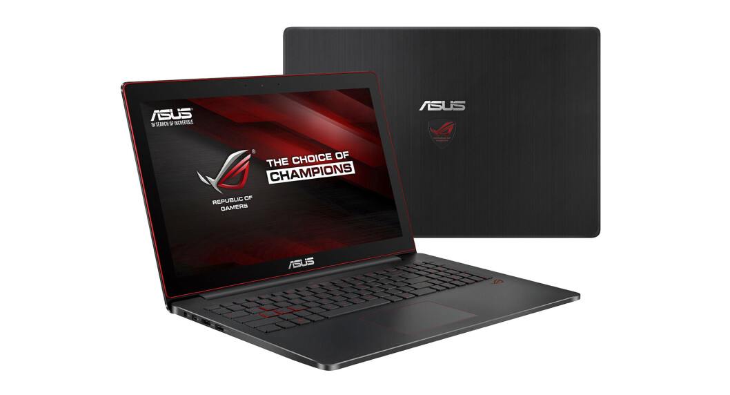 ANNERLEDES: Bortsett fra fargene og logoen minner Asus G501JW mer om enn vanlig bærbar enn en spill-pc. ANNERLEDES: Bortsett fra fargene og logoen minner Asus G501JW mer om enn vanlig bærbar enn en spill-pc.