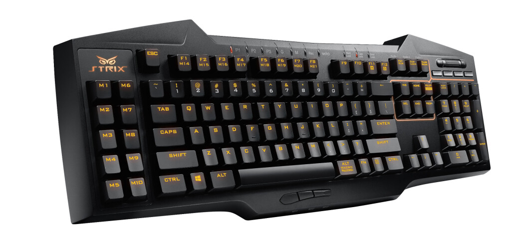 TØFT: Asus har valgt en tøff design uten å ta helt av. TØFT: Asus har valgt en tøff design uten å ta helt av.