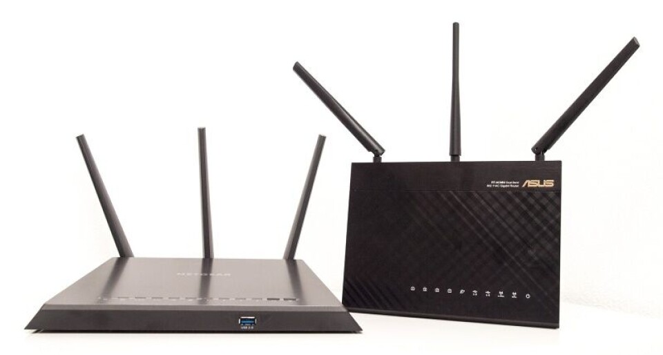 TEST: Asus RT-AC68U og Netgear R7000 Nighthawk: De beste hjemmeruterne