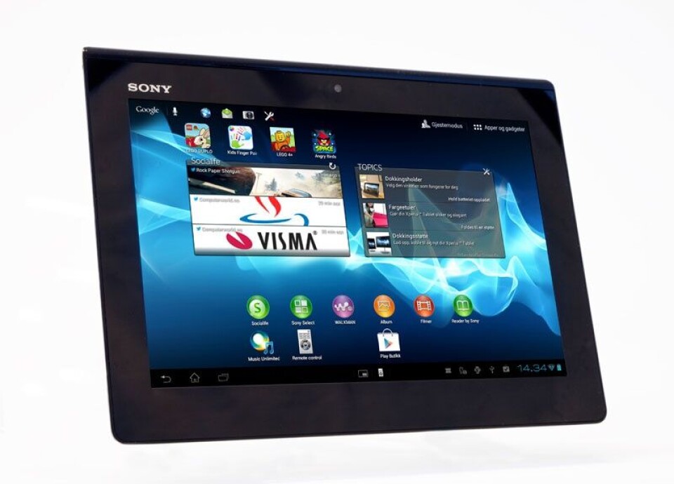 TEST: Sony Xperia Tablet S - Smart, annerledes og stilig nettbrett