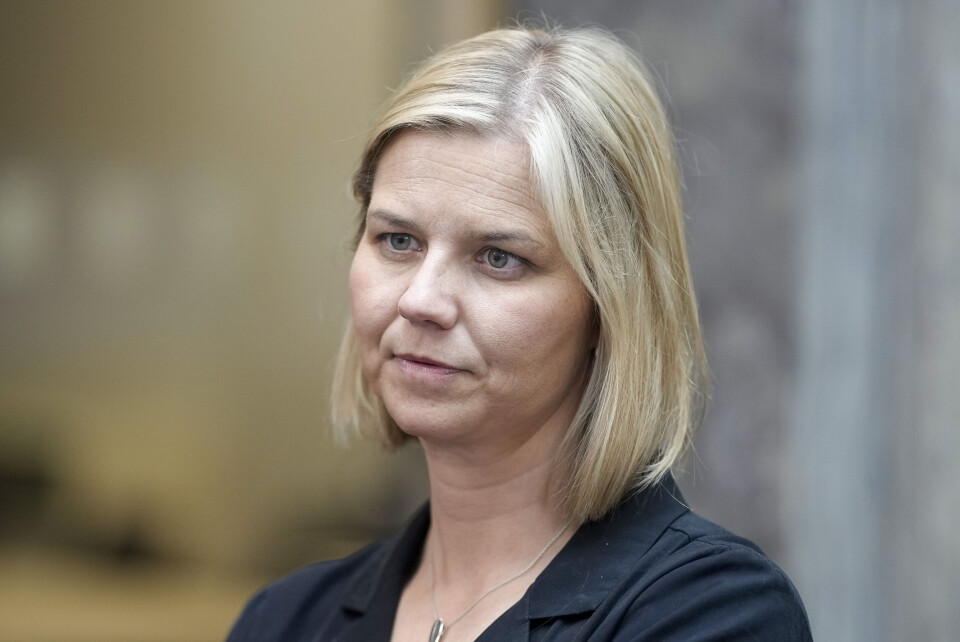 STØTTE TIL INNOVASJON: Kunnskaps- og integreringsminister Guri Melby delte tirsdag ut nye millioner til innovasjon. (Foto: Fredrik Hagen / NTB) STØTTE TIL INNOVASJON: Kunnskaps- og integreringsminister Guri Melby delte tirsdag ut nye millioner til innovasjon. (Foto: Fredrik Hagen / NTB)