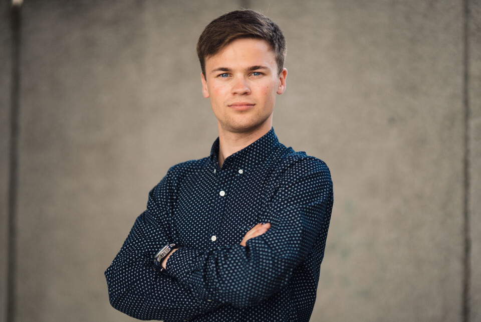 BRA, MEN SAVNER KVINNENE: Studentlederen i Tekna Erlend Hermansen, er fornøyd med at antallet studieplasser innen ikt økes. Likevel mener han det er behov for å få flere kvinner inn i teknologifagene. (Foto: Mikkel Moe) BRA, MEN SAVNER KVINNENE: Studentlederen i Tekna Erlend Hermansen, er fornøyd med at antallet studieplasser innen ikt økes. Likevel mener han det er behov for å få flere kvinner inn i teknologifagene. (Foto: Mikkel Moe)