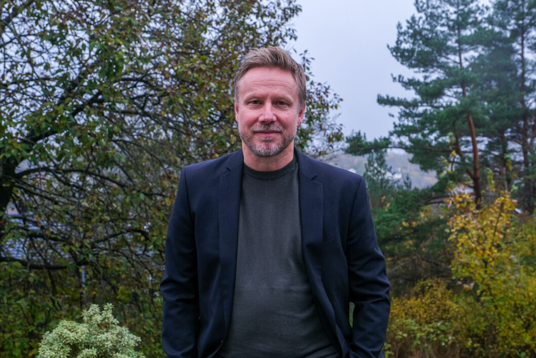 Q3: Ateas nye administrerende direktør, Ole Petter Saxrud, forteller om tallene fra siste kvartal. (Foto: Jonas Mathiassen)