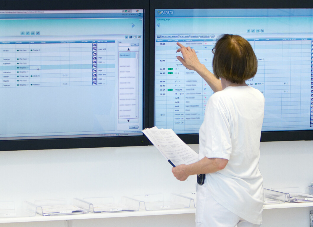 EHELSE: Ansatte ved et sykehus i Danmark bruker Imatis-applikasjoner for å koordinere omsorg, administrere oppgaver og kommunisere mer effektivt.(Foto: DNV)
