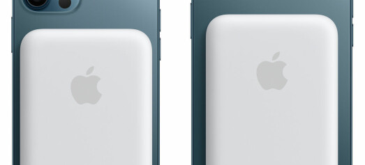 Apple med MagSafe batteri-pakke
