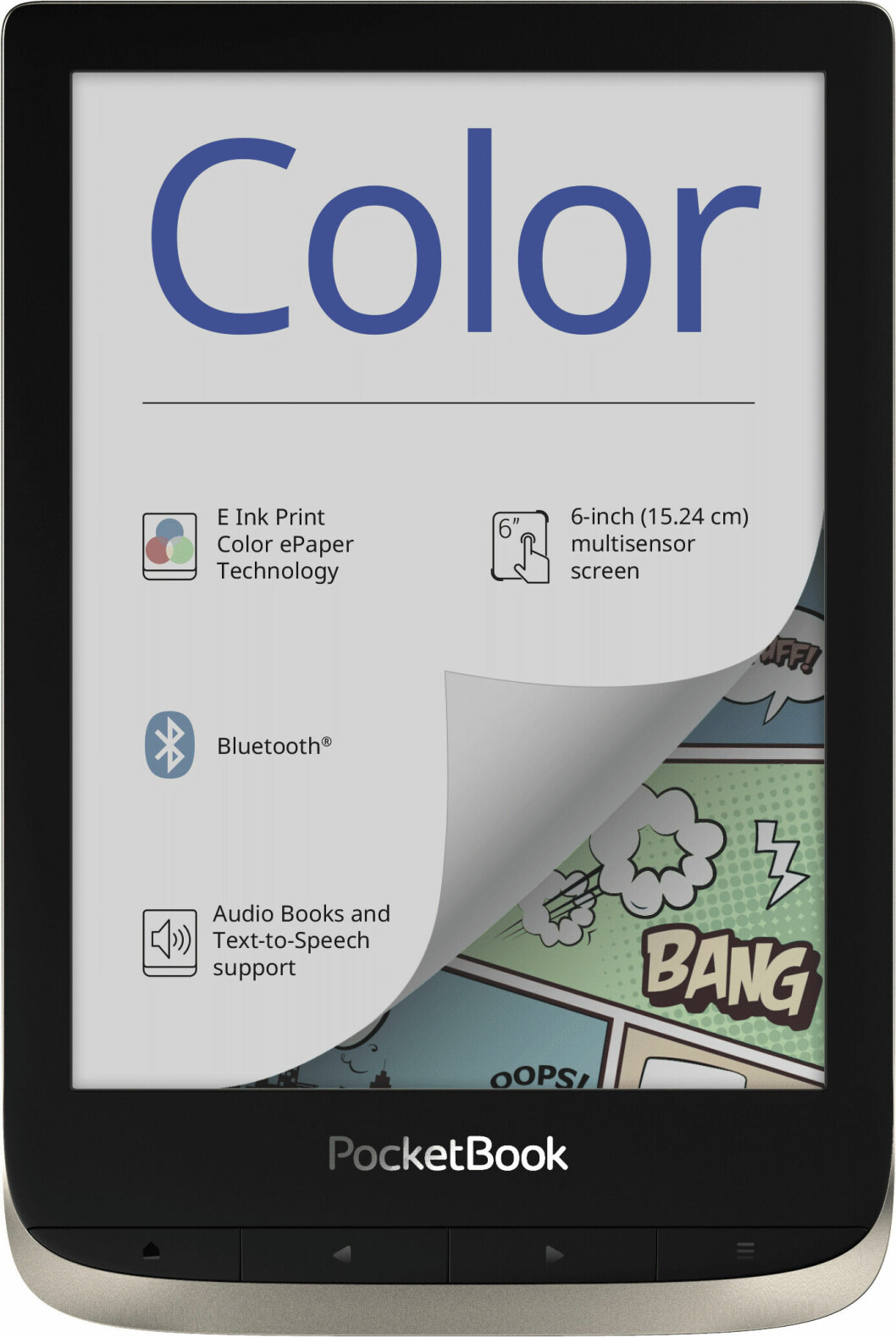 BLASS: Fargene er dessverre ikke sterke nok til at Color fungerer som et alternativ til tegneserier. (Foto: Pocketbook)