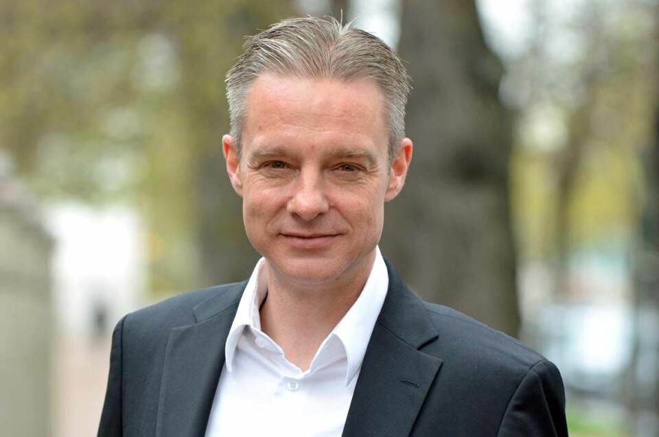 DA NORGE STENGTE NED: Steffen Sutorius, direktør i Digitaliseringsdirektoratet, forteller om oppturer og nedturer i året som har gått. (Foto: Digitaliseringsdirektoratet)