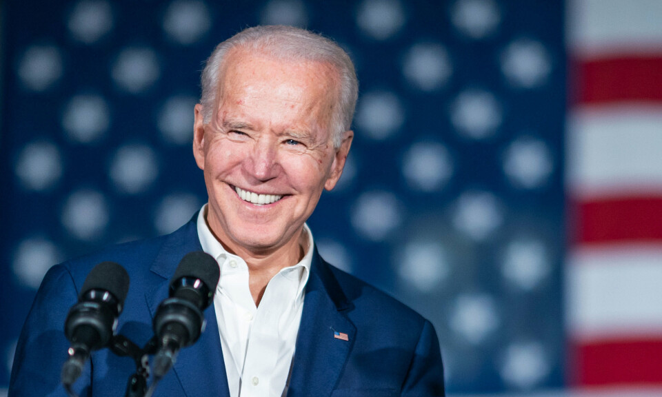 TOPPMØTE OM AI: President Joe Biden var til stede en kort periode under et møte om sikkerhet og AI i Det hvite hus. Kamala Harris var vert for møtet. TOPPMØTE OM AI: President Joe Biden var til stede en kort periode under et møte om sikkerhet og AI i Det hvite hus. Kamala Harris var vert for møtet.