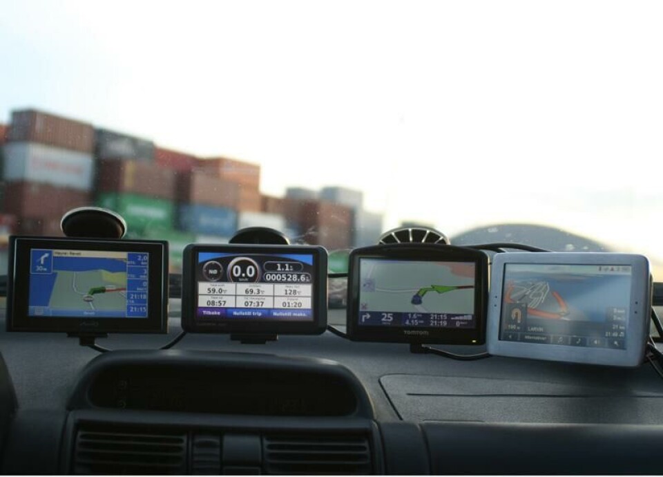 Test: Fem gps-er til bilferien
