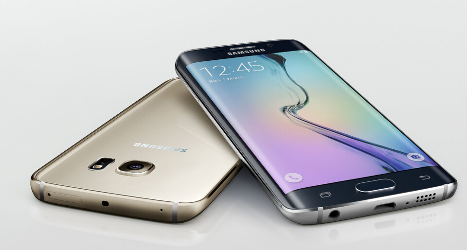 EKSLUSIV FOR RASK LAST: Samsung Galaxy S6 Edge vil de fire første ukene kun selges av Telenor, og støtter 4G+-nettverket. Foto: Samsung