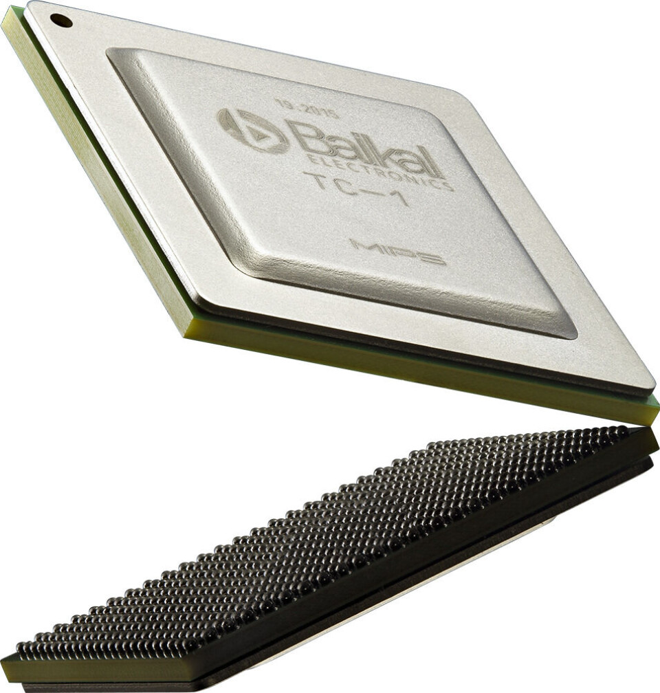 SYSTEM-ON-A-CHIP: Russiske Baikal har lagd en lavenergi hovedprosessor for hjemmerutere og industri, basert på 32-bits MIPS-arkitektur. (Foto: Imagination Technologies)