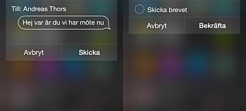 Se Siri snakke svensk