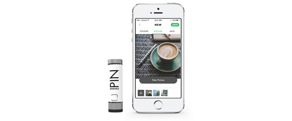 NCS: ColourPIN tar farge-tempen, trådløst. NCS: ColourPIN tar farge-tempen, trådløst.