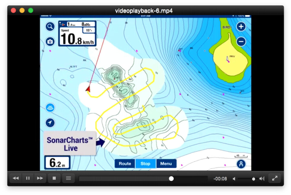 NAVIONICS: Sikrere forhold til sjøs med sonar.