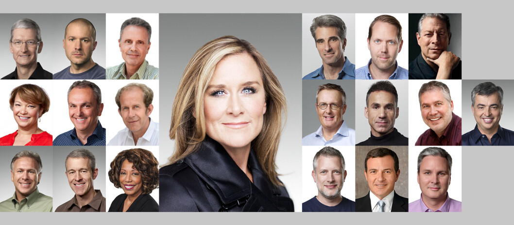 MOTEBEVISST: Angela Ahrendts var Storbritannias høyest lønte toppsjef før hun ble headhuntet til Apple. (Foto: Apple) MOTEBEVISST: Angela Ahrendts var Storbritannias høyest lønte toppsjef før hun ble headhuntet til Apple. (Foto: Apple)