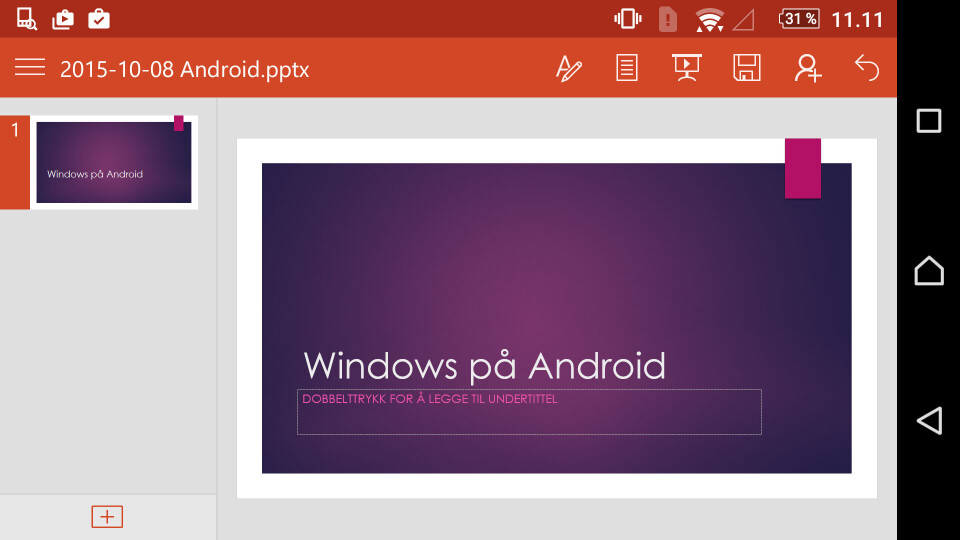 WINDOWS PÅ ANDROID: Microsoft leverer nå Android-versjoner av sine Office-programmer, men en del brukere ønsker også å kjøre Windows-programmer direkte på sin Android-enhet.