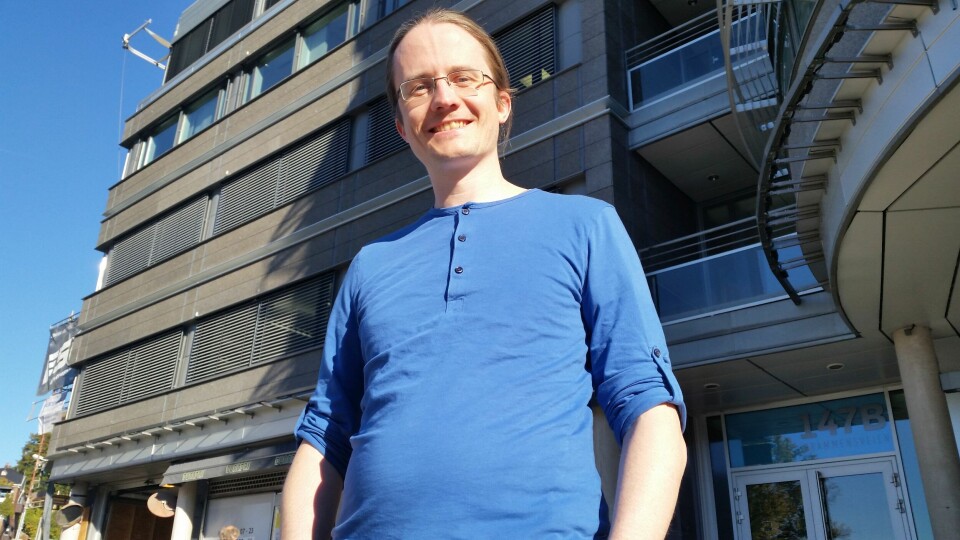 CONTAINER: Magnar Sveen er utvikler i Kodemaker og har jobbet lenge med containere og særlig Docker, som er på "alles" lepper for tiden.