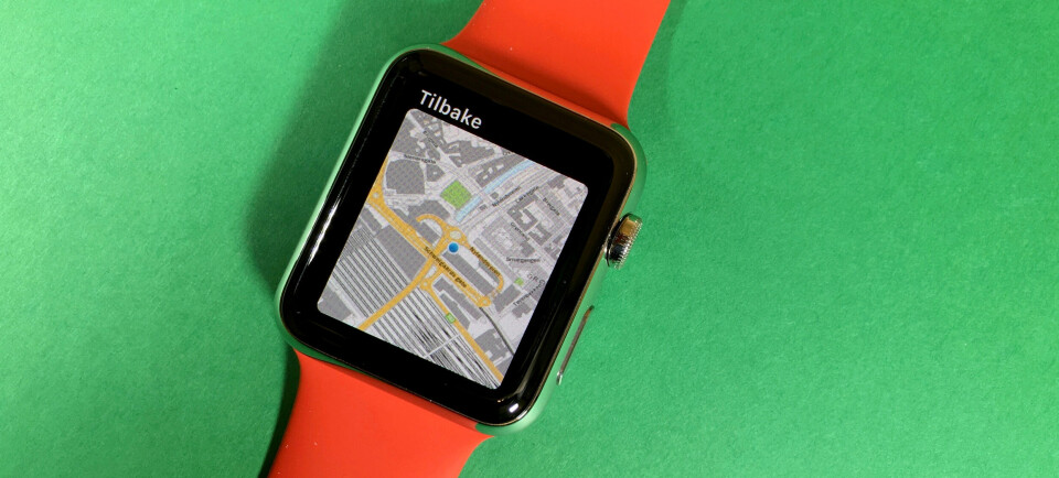 NORSK: Ifølge Geodata er dette den første norske Apple Watch-appen med detaljert norsk kart.