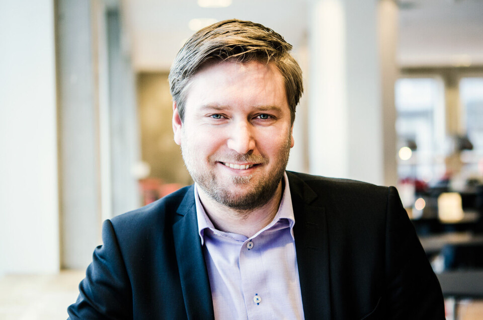 VEKST: Vi fortsetter den fine veksten, med nye kunder, økt omsetning og en fin vekst i antall ansatte, sier sier Fredrik Ekerhovd, konserndirektør i Knowit og leder for Knowit Experience. (Foto: Knowit) VEKST: Vi fortsetter den fine veksten, med nye kunder, økt omsetning og en fin vekst i antall ansatte, sier sier Fredrik Ekerhovd, konserndirektør i Knowit og leder for Knowit Experience. (Foto: Knowit)