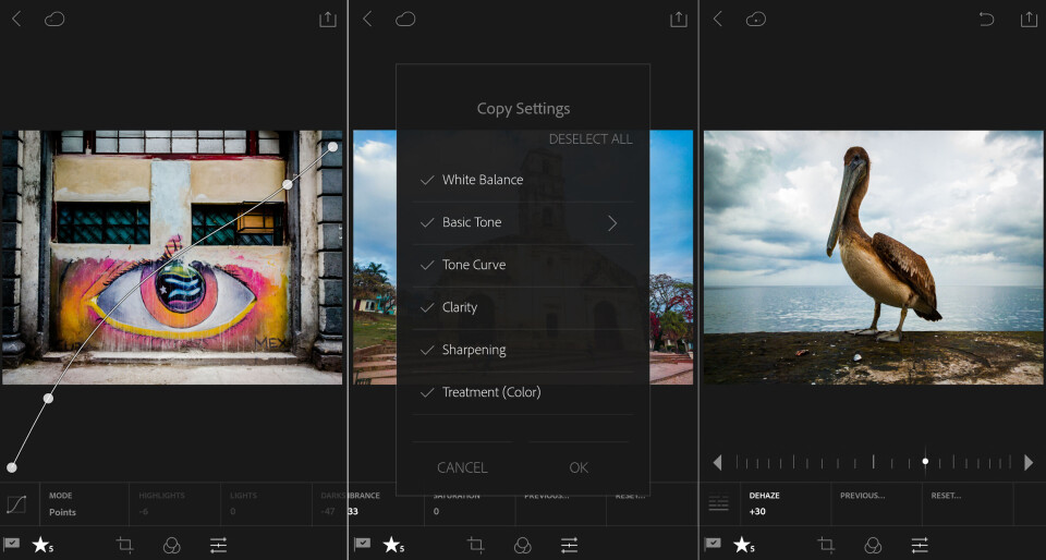 ANDROID: Adobe Lightroom 2.0 for Android har nå alle funksjoner som IOS-versjonen har – og kan i tillegg brukes til å ta bilder i RAW-format på en Android-mobil. (Ill.: Adobe) ANDROID: Adobe Lightroom 2.0 for Android har nå alle funksjoner som IOS-versjonen har – og kan i tillegg brukes til å ta bilder i RAW-format på en Android-mobil. (Ill.: Adobe)