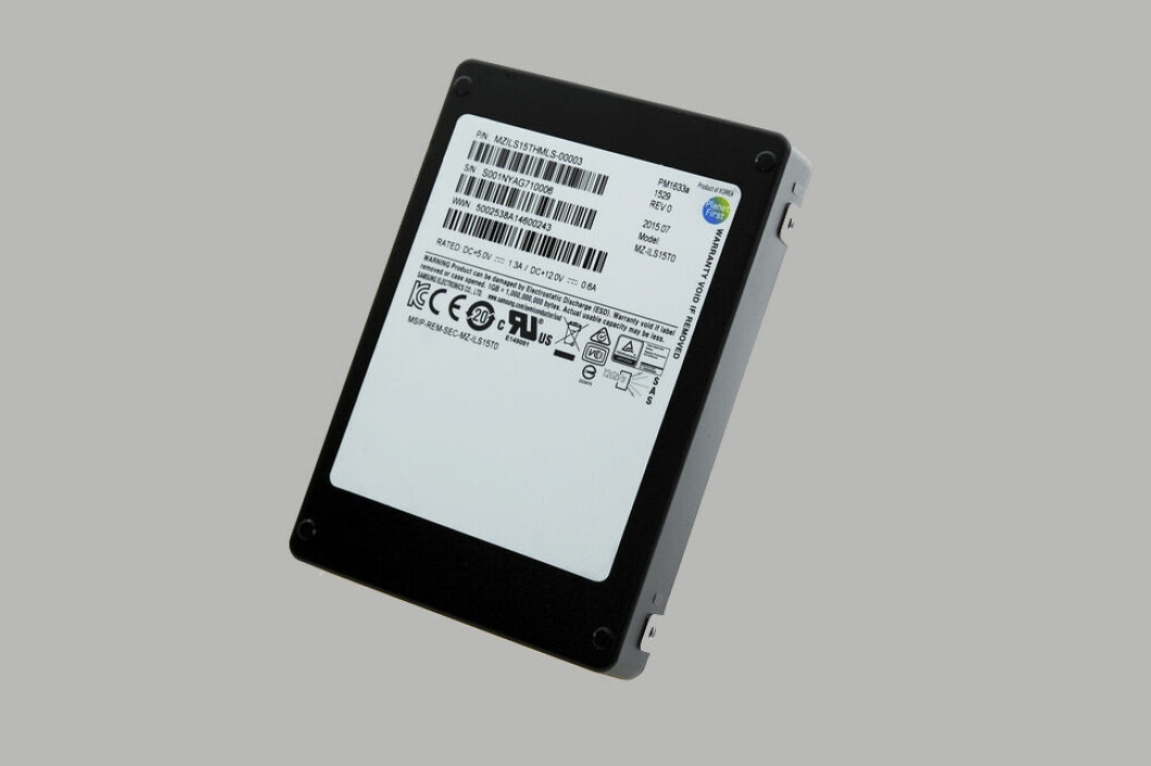 DISK-KILLER: Samsung nye gigant-SSD rommer over 15 terabyte med data. (Foto: Samsung)
