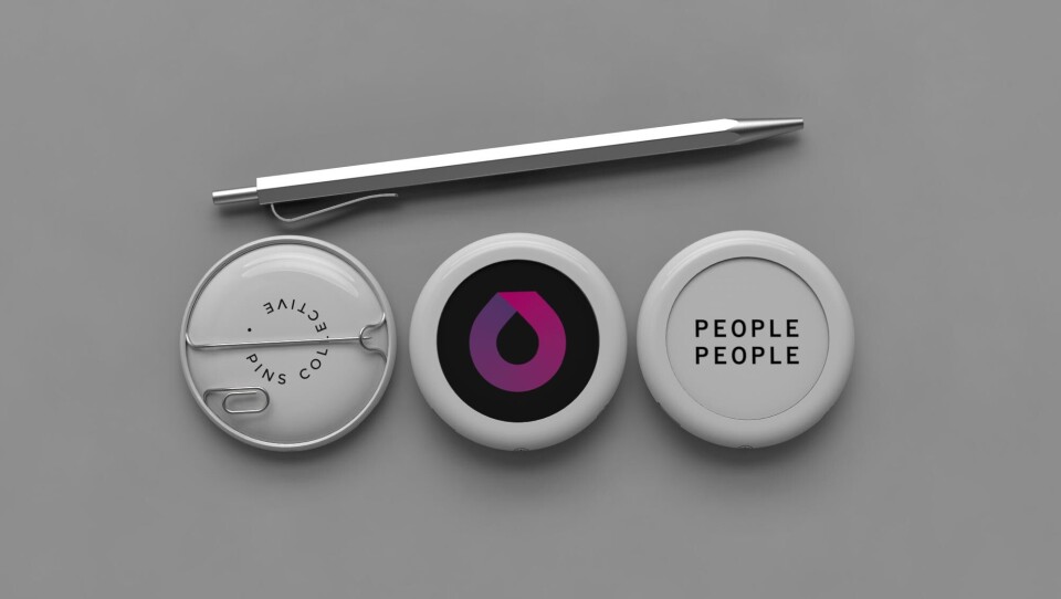 DIGITALE PINS: Via en app kan man selv bestemme hvordan pin-en skal se ut. (Ill.: Pins Collective)