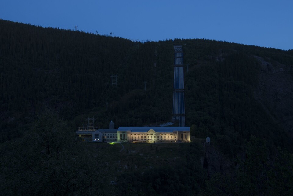 RJUKAN: Green Mountains datasenter DC2-Telemark ligger i vakre Rjukan, kjent for Vemork kraftstasjon. RJUKAN: Green Mountains datasenter DC2-Telemark ligger i vakre Rjukan, kjent for Vemork kraftstasjon.