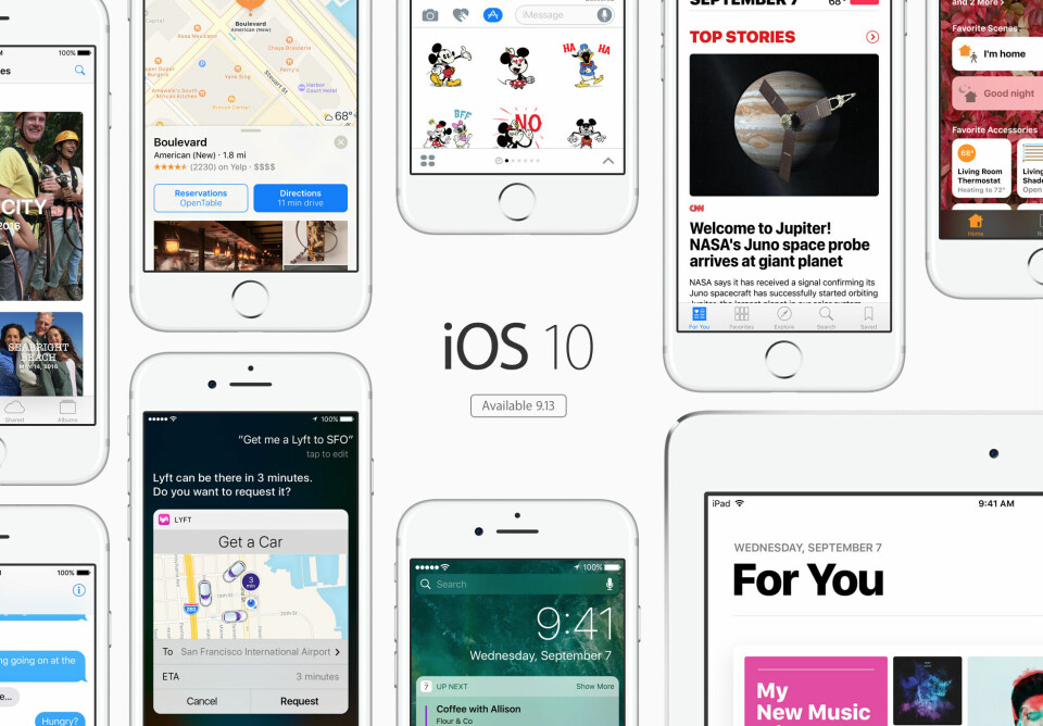 IOS 10: Ute av beta (Foto: Apple)