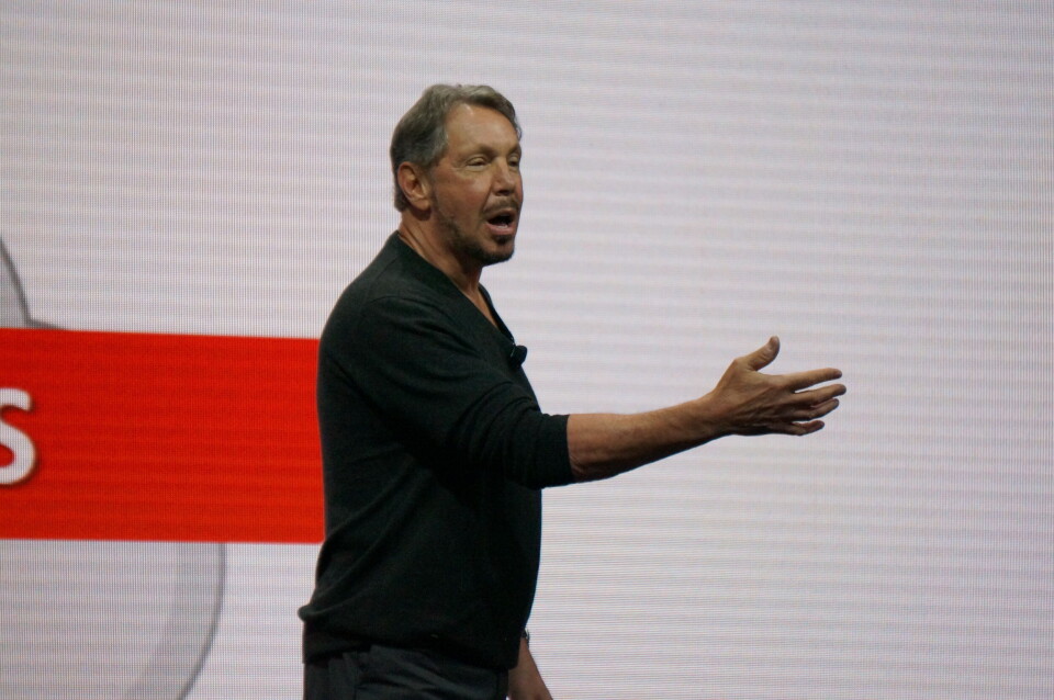 TIL SKYEN: Teknologidirektør Larry Ellison i Oracle vil konkurrere hardt med Amazon og Microsoft i skyen. Foto: Blair Hanley Frank, IDGNS TIL SKYEN: Teknologidirektør Larry Ellison i Oracle vil konkurrere hardt med Amazon og Microsoft i skyen. Foto: Blair Hanley Frank, IDGNS