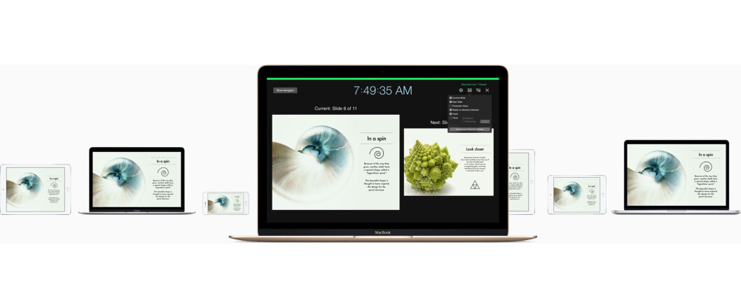 IWORK: Live-presentasjoner på nett med nye Keynote (Foto: Apple) IWORK: Live-presentasjoner på nett med nye Keynote (Foto: Apple)