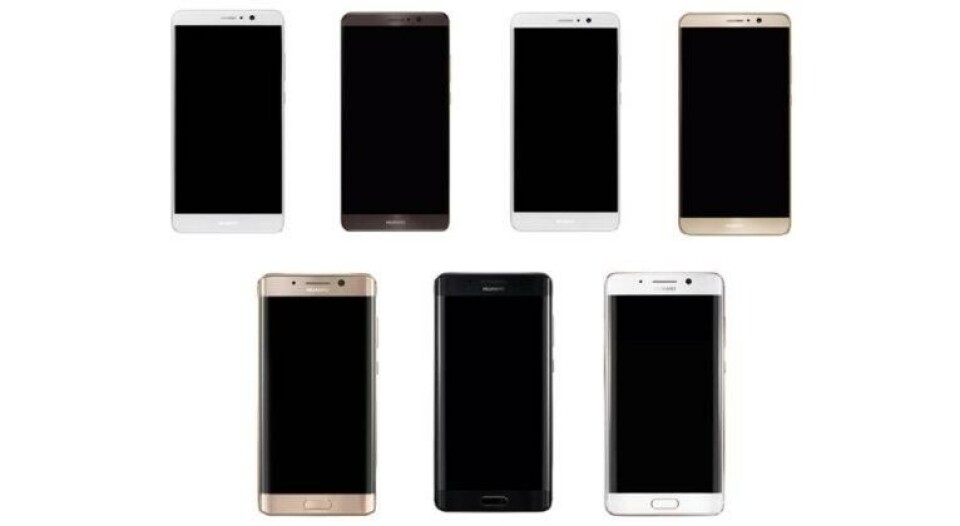TO VARIANTER? Den som vil ha en fotokonkurrent til Google Pixel og savner Note-design, kan glede seg til Huawei Mate 9. Foto: Lekkete produktfoto. TO VARIANTER? Den som vil ha en fotokonkurrent til Google Pixel og savner Note-design, kan glede seg til Huawei Mate 9. Foto: Lekkete produktfoto.