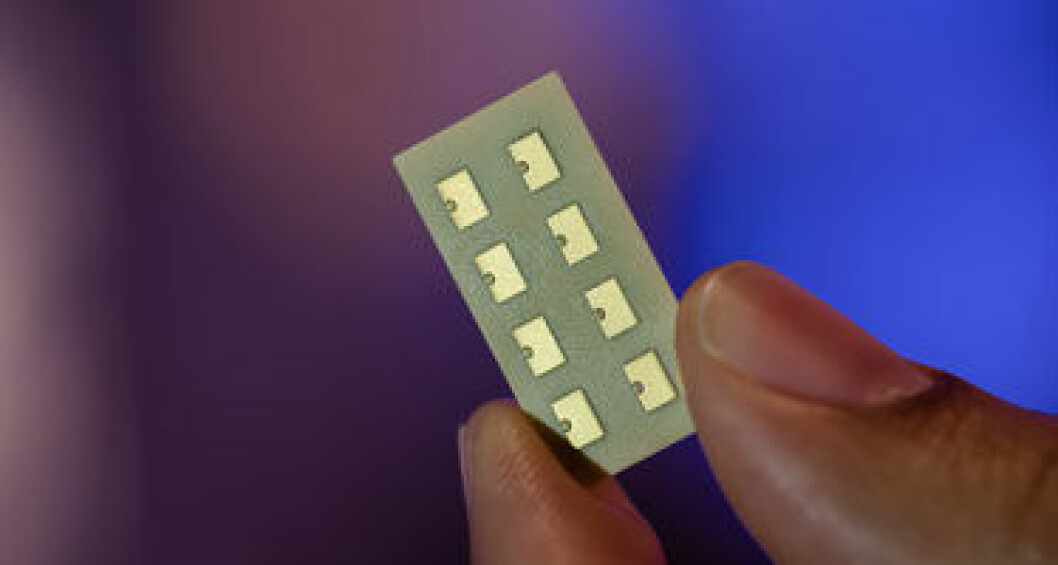 MODEM: Snapdragon X50 5G-modemet fra Qualcomm kan leveres alt neste år. Foto: Qualcomm MODEM: Snapdragon X50 5G-modemet fra Qualcomm kan leveres alt neste år. Foto: Qualcomm