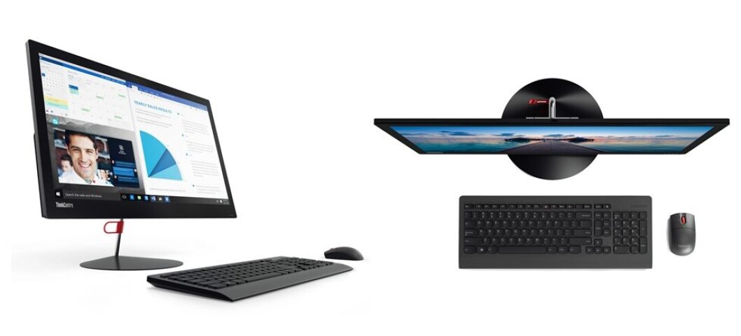 LEKKER DESIGN: Det er mange som kaster rundt seg med den såkalte Red Dot design prisen, men Thinkcentre X1 kan gjøre det med rette. Foto: Lenovo LEKKER DESIGN: Det er mange som kaster rundt seg med den såkalte Red Dot design prisen, men Thinkcentre X1 kan gjøre det med rette. Foto: Lenovo