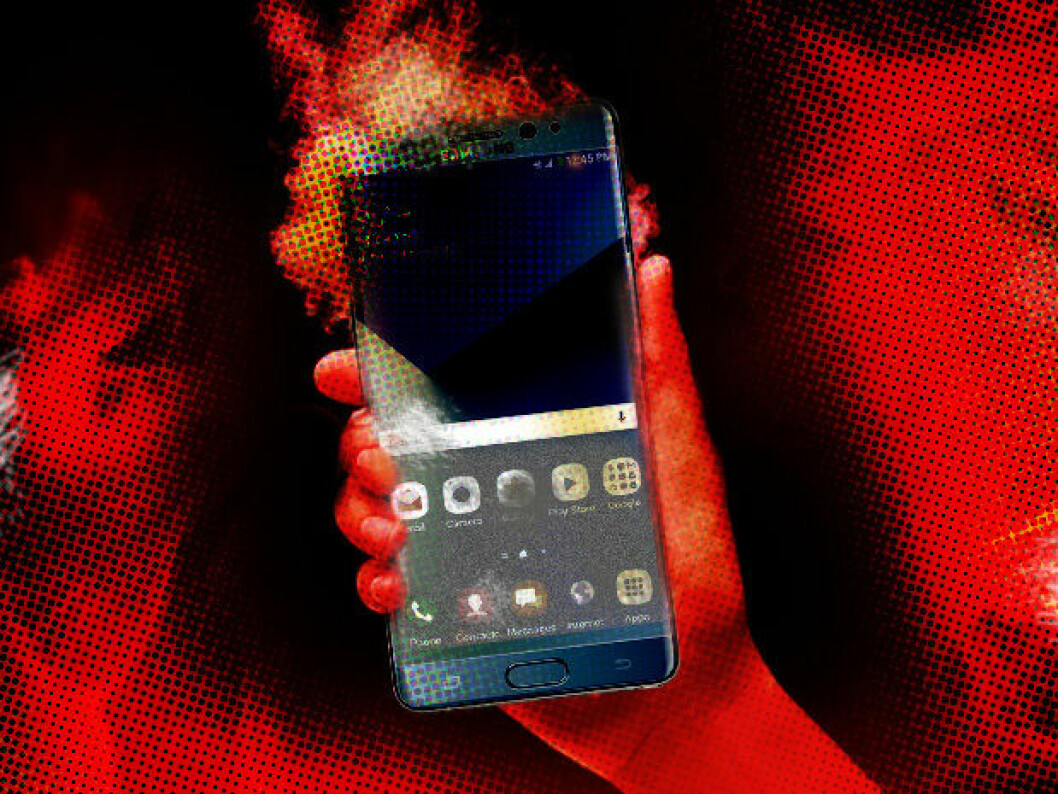 FIASKO: Samsung Galaxy Note 7 ble en dyr fiasko for Samsung, men en ny undersøkelse viser at forbrukerne kommer til å glemme raskt. (Ill: IDG/Networld World)