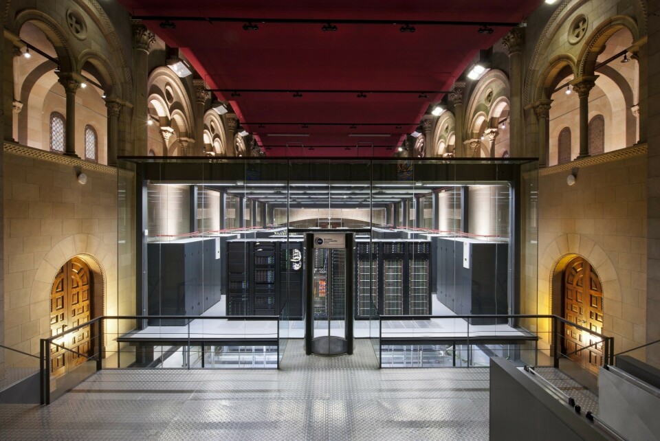 The MareNostrum 3 supercomputer at Barcelona Supercomputing Center. Credit: Barcelona Supercomputing Center The MareNostrum 3 supercomputer at Barcelona Supercomputing Center. Credit: Barcelona Supercomputing Center