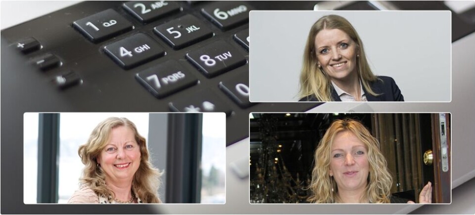 STYRER MILLIARDER: Berit Svendsen (Telenor), Toril Nag (Lyse Tele) og Anne Berit Rørlien (Viken Fier). Montasje: Kenneth Christensen STYRER MILLIARDER: Berit Svendsen (Telenor), Toril Nag (Lyse Tele) og Anne Berit Rørlien (Viken Fier). Montasje: Kenneth Christensen
